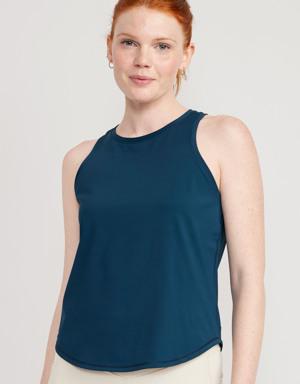 Old Navy PowerSoft Racerback Tank Top for Women blue