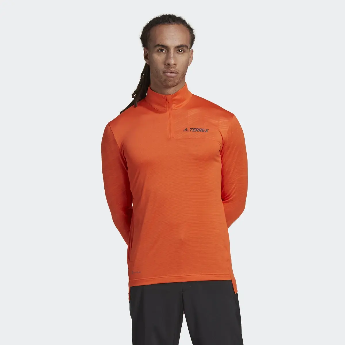 Adidas Terrex Multi Half-Zip Long-Sleeve Top. 2