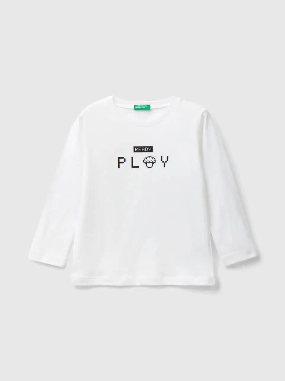 Benetton crew neck t-shirt with print. 1