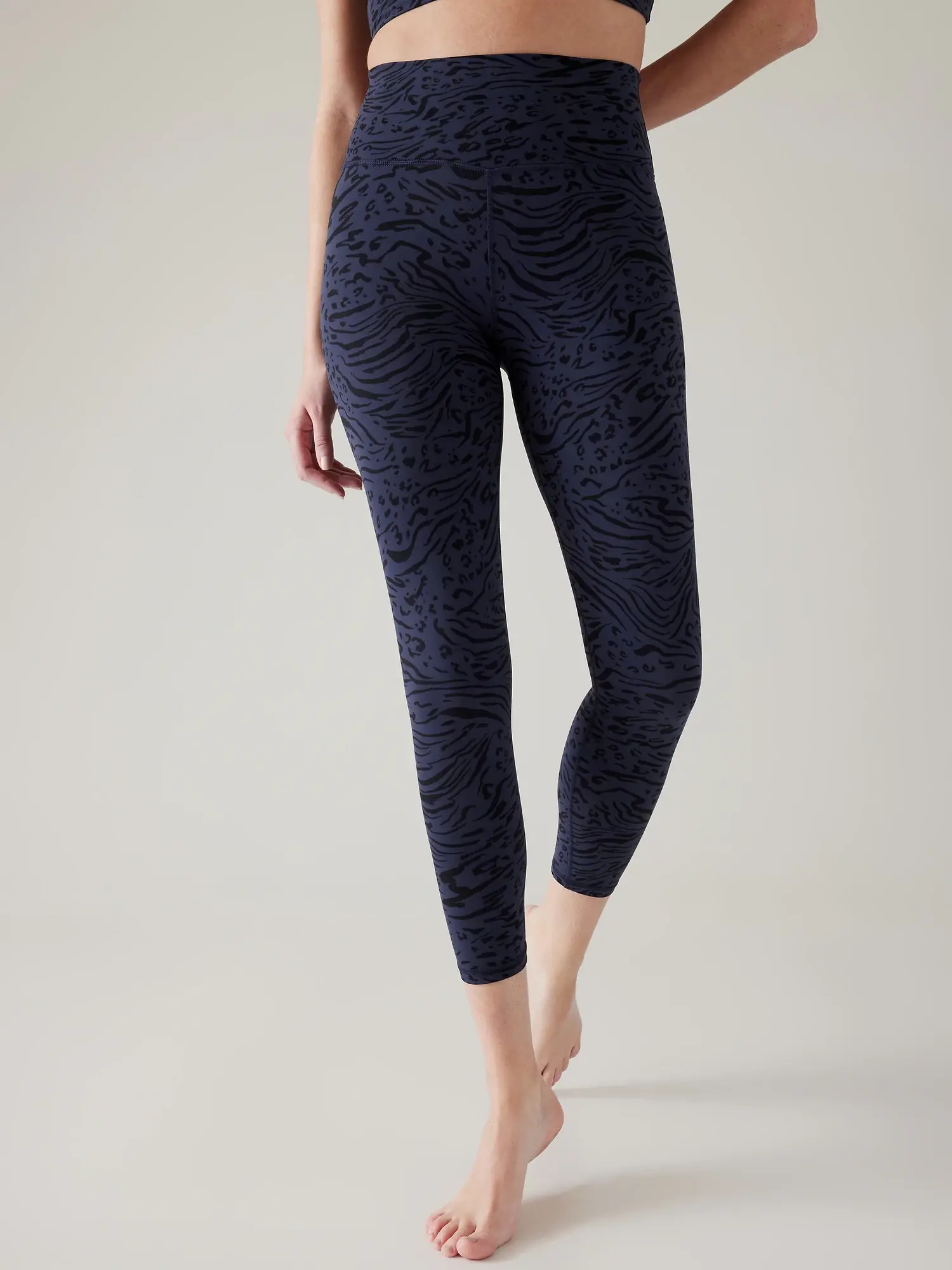 Athleta Transcend 7/8 Tight blue. 1