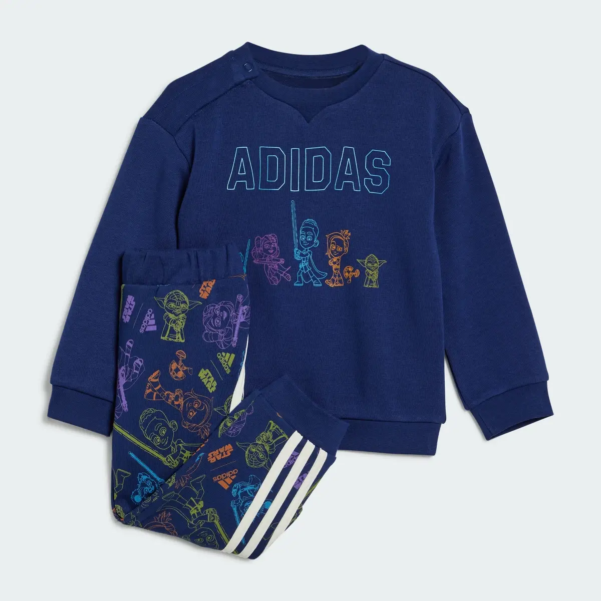 Adidas Ensemble sweat-shirt ras-du-cou et pantalon sportswear adidas x Star Wars Young Jedi. 2