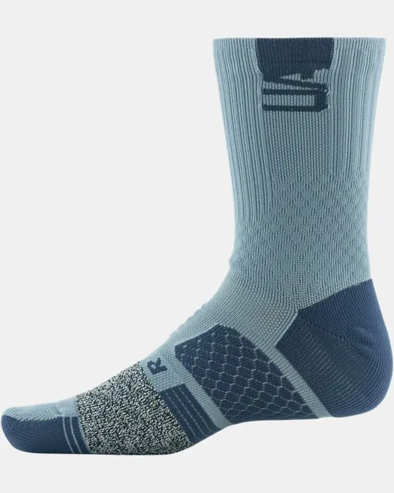 Under Armour Unisex UA ArmourDry™ Playmaker Mid-Crew Socks. 1