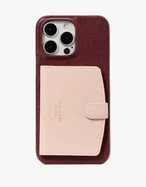 Morgan Colorblocked iPhone 14 Pro Max Cardholder Case