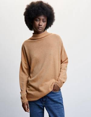 100% wool perkins collar sweater