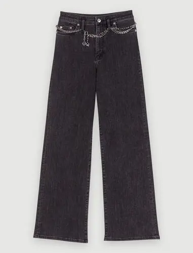 Maje Black baggy jeans with belt Add to my wishlist Votre article a été ajouté à la wishlist Votre article a été retiré de la wishlist. 1