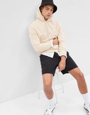 Gap Arch Logo Flag Hoodie beige