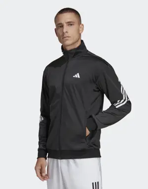 Adidas 3-Stripes Knit Tennis Jacket. 2 Adidas 3-Stripes Knit Tennis Jacket. 2