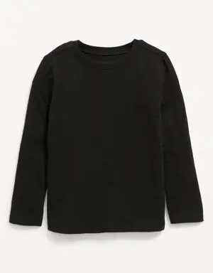 Unisex Long-Sleeve T-Shirt for Toddler black