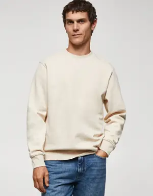 Mango Leichtes Baumwoll-Sweatshirt