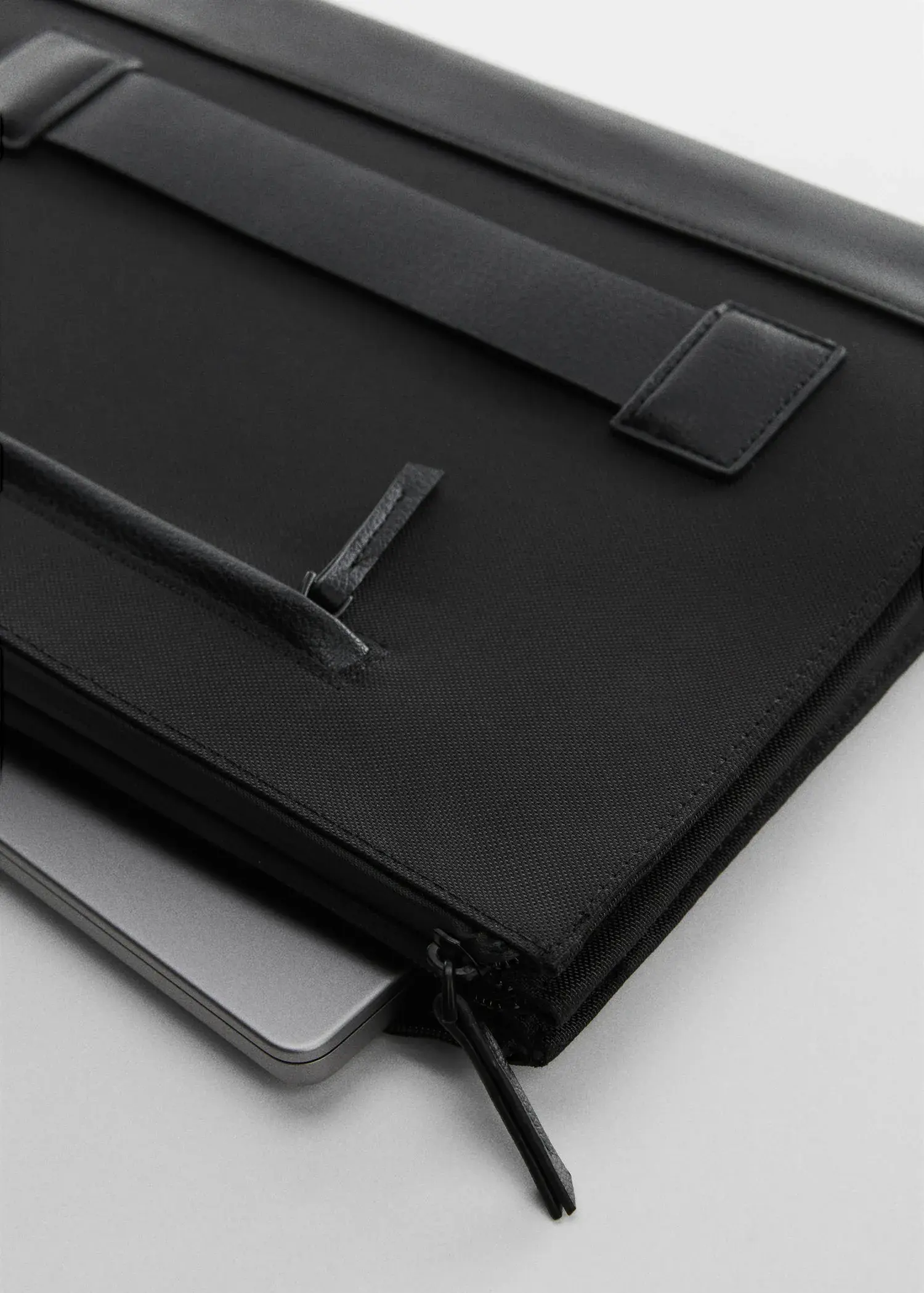 Mango Leather-effect laptop case. 2