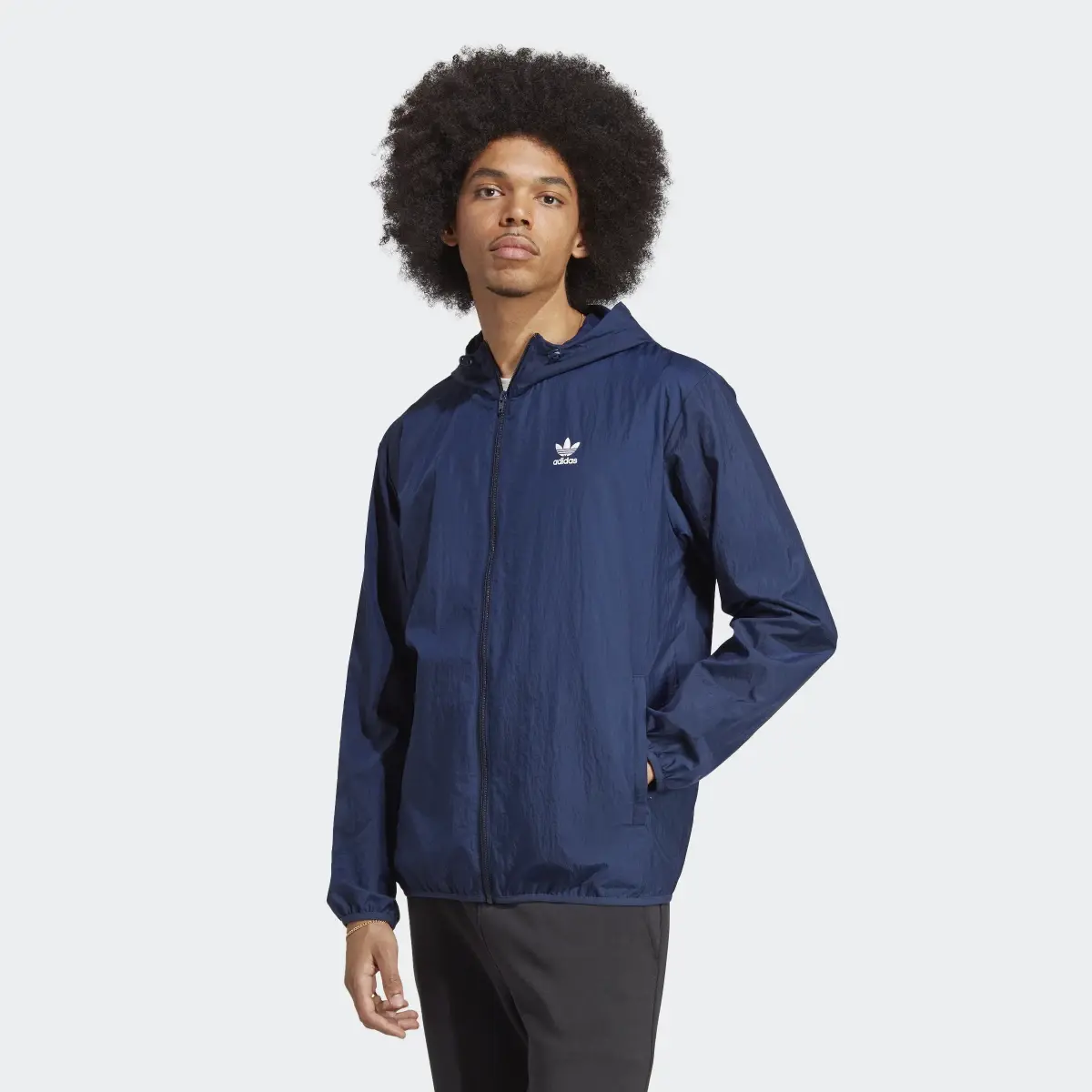 Adidas Trefoil Essentials Windbreaker. 2