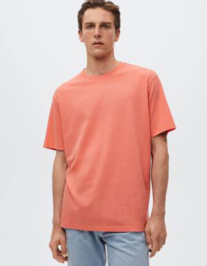 T-shirt coton lin