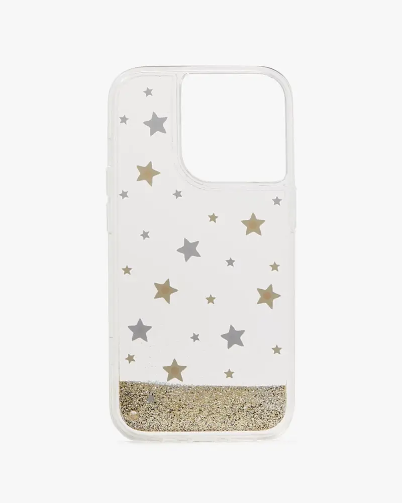 Kate Spade Starlight Liquid Glitter iPhone 14 Pro Case. 3