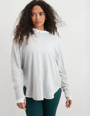 Long Sleeve Oversized Boyfriend T-Shirt