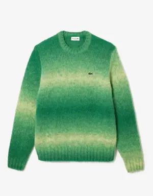Ombré Effect Alpaca Wool Sweater