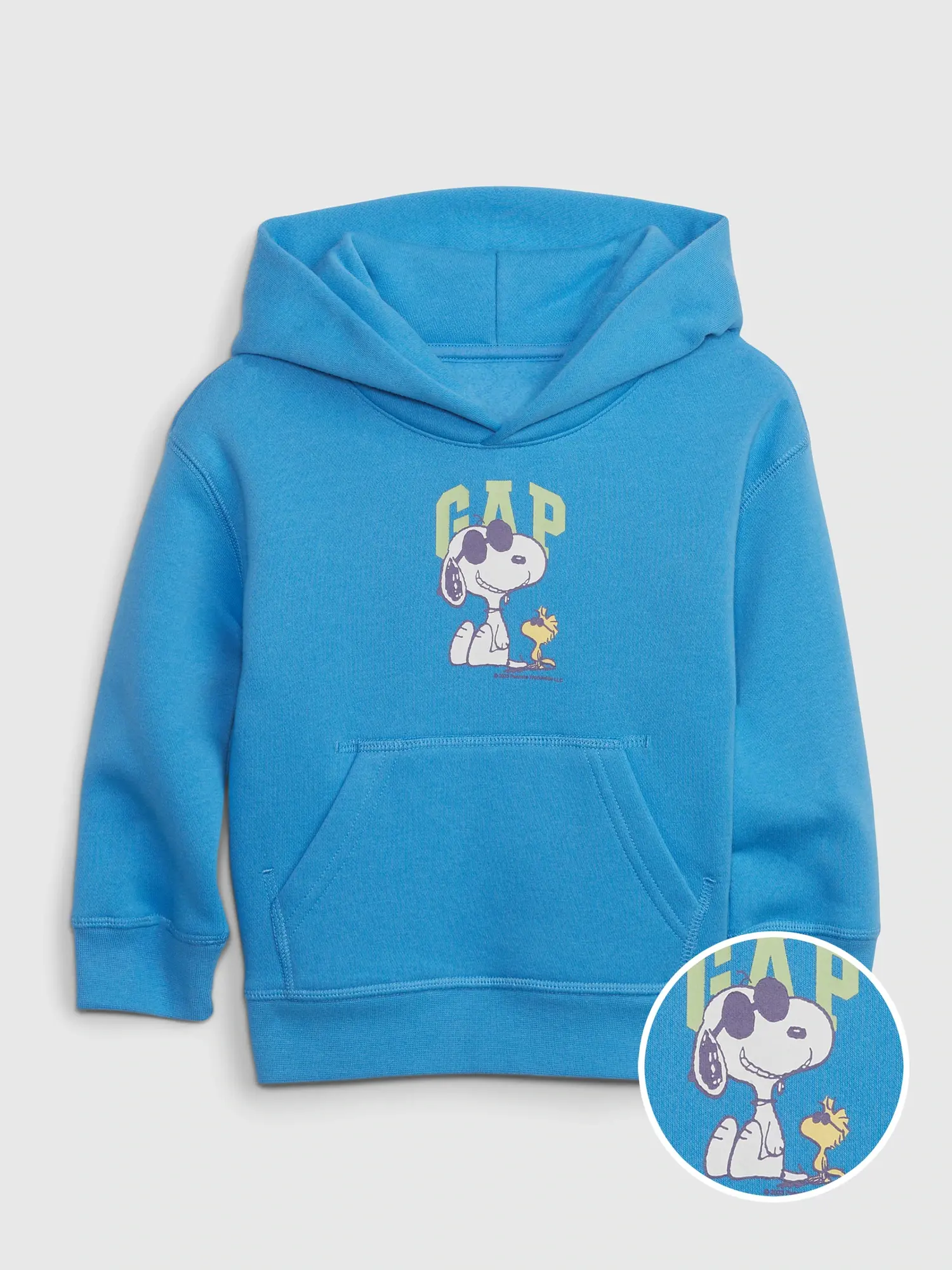 Gap Toddler Graphic Hoodie blue. 1