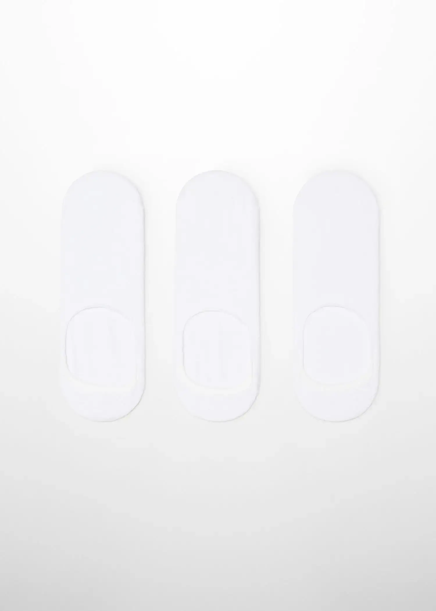 Mango 3-pack of invisible socks. 1