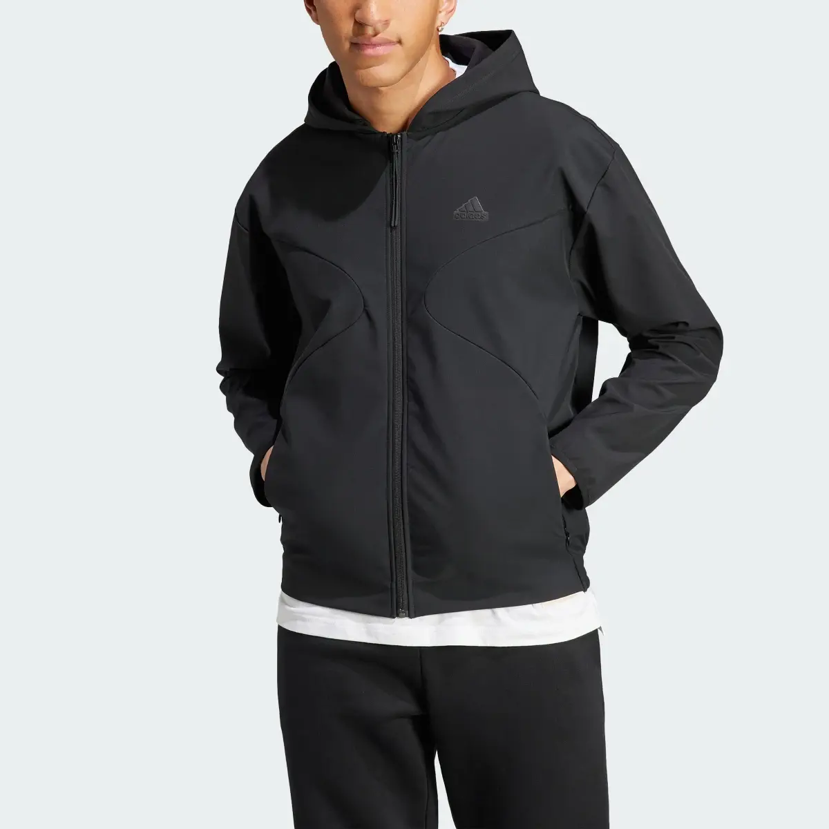 Adidas Felpa con cappuccio City Escape Full-Zip. 1