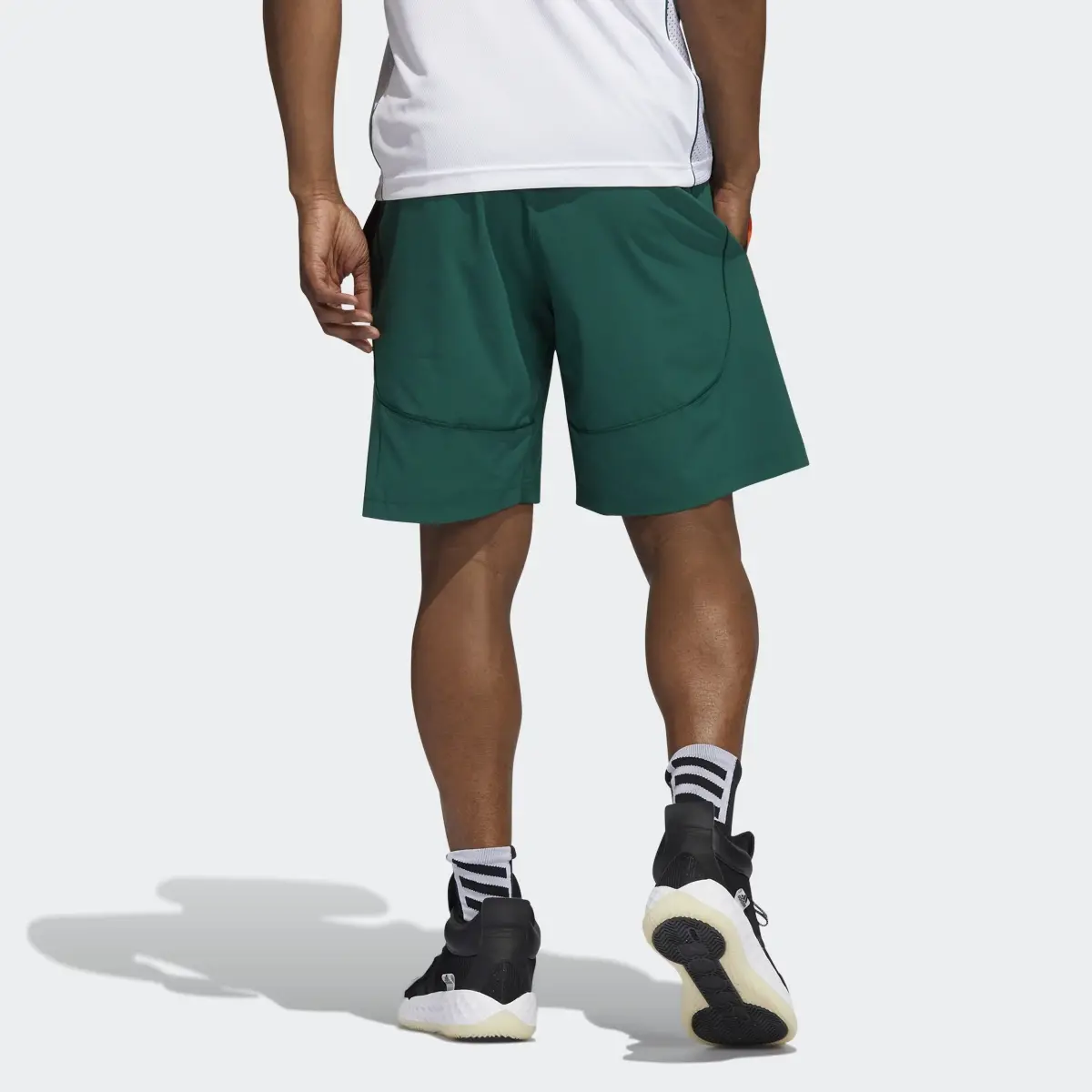 Adidas Hurricanes NCAA Swingman Shorts. 2