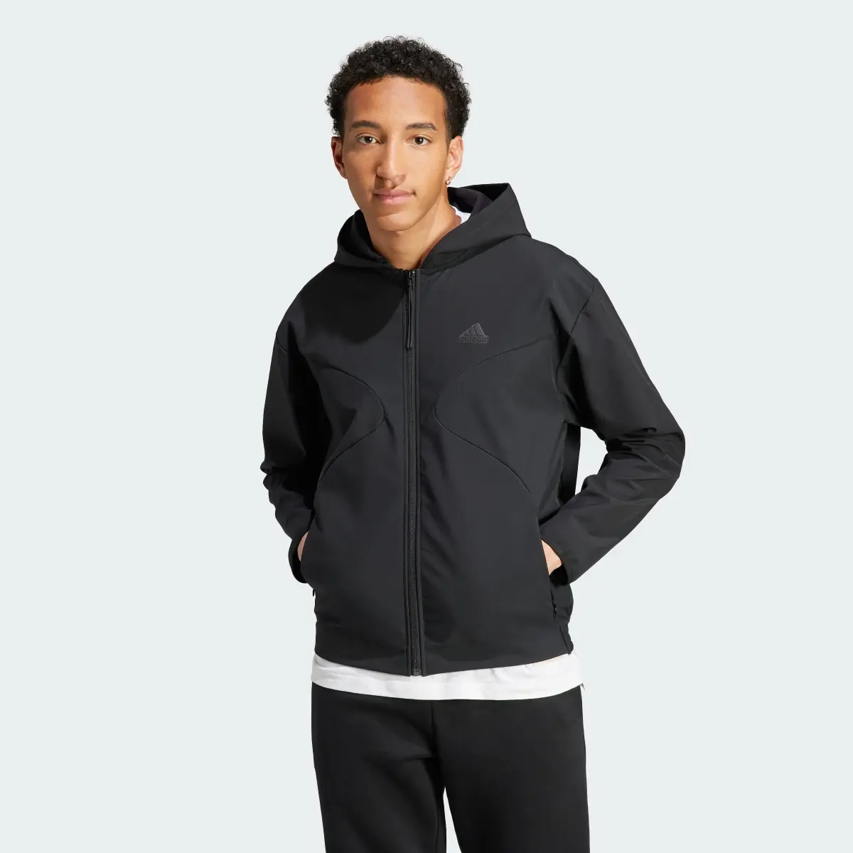 Adidas City Escape Full-Zip Hoodie. 2