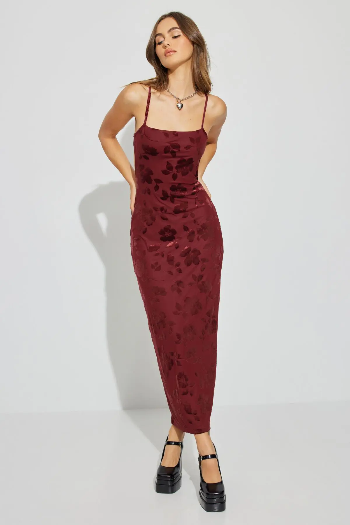 Garage Burnout Cut Out Maxi Dress. 2