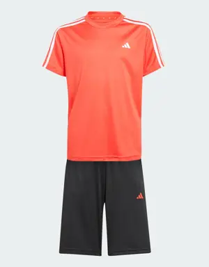 Adidas Conjunto Training Essentials AEROREADY 3 Franjas