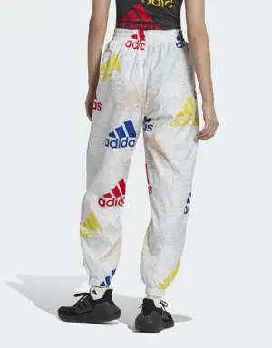 Essentials Multi-Colored Logo Loose Fit Woven Pants