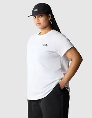 Women&#39;s Plus Size Simple Dome T-Shirt