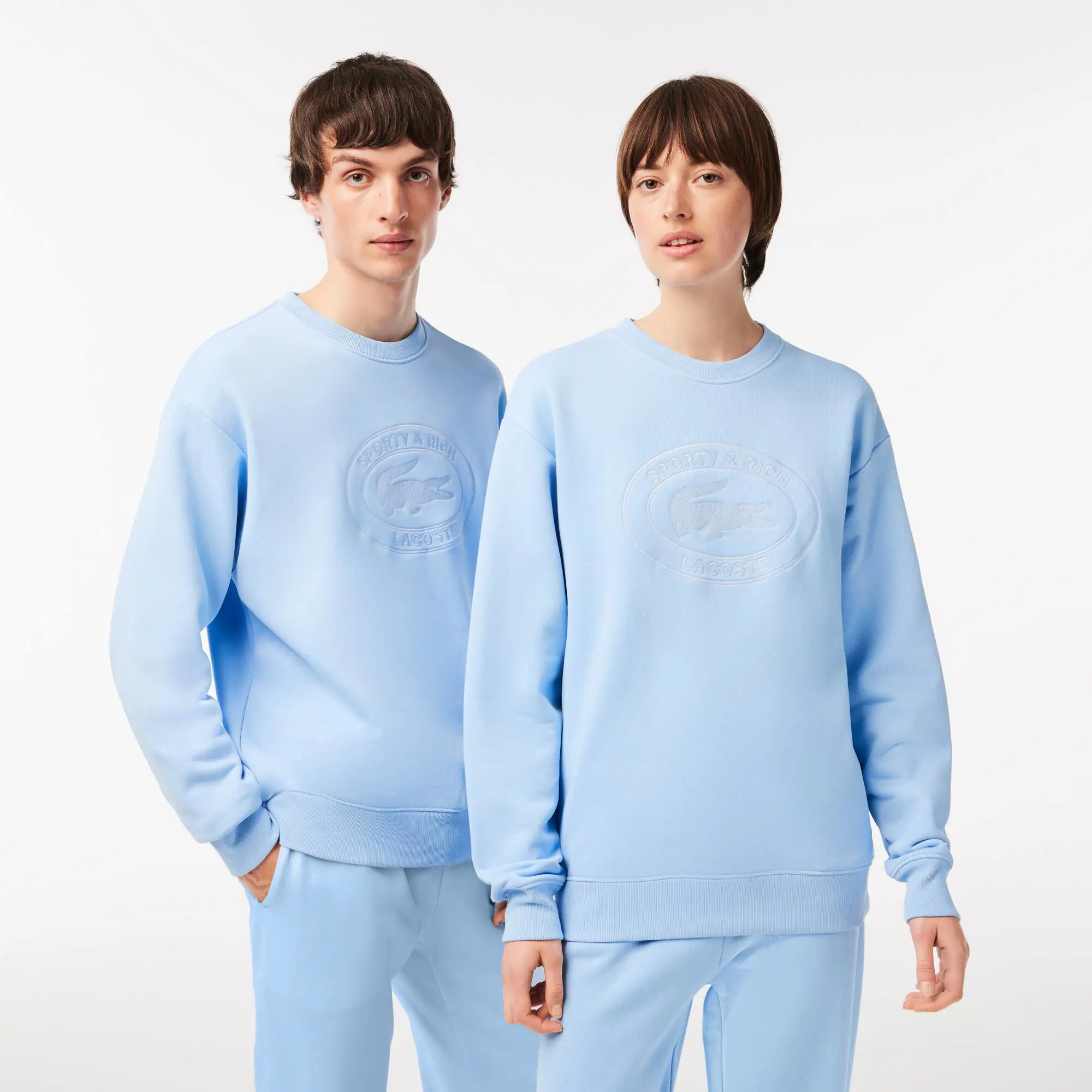 Lacoste Sweatshirt com bordado Lacoste x Sporty & Rich. 1