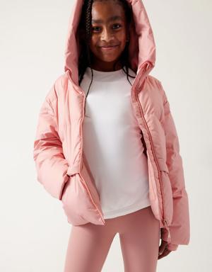 Girl Cozy Cloud Down Jacket pink