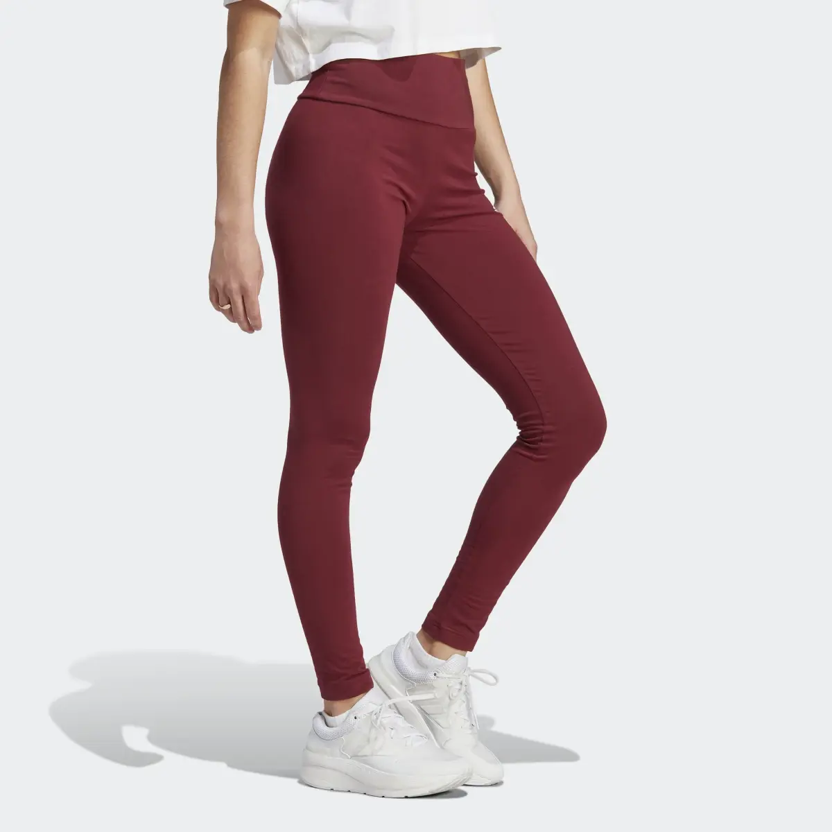 Adidas ESSENTIALS HIGH-WAISTED LOGO LEGGINGS. 3