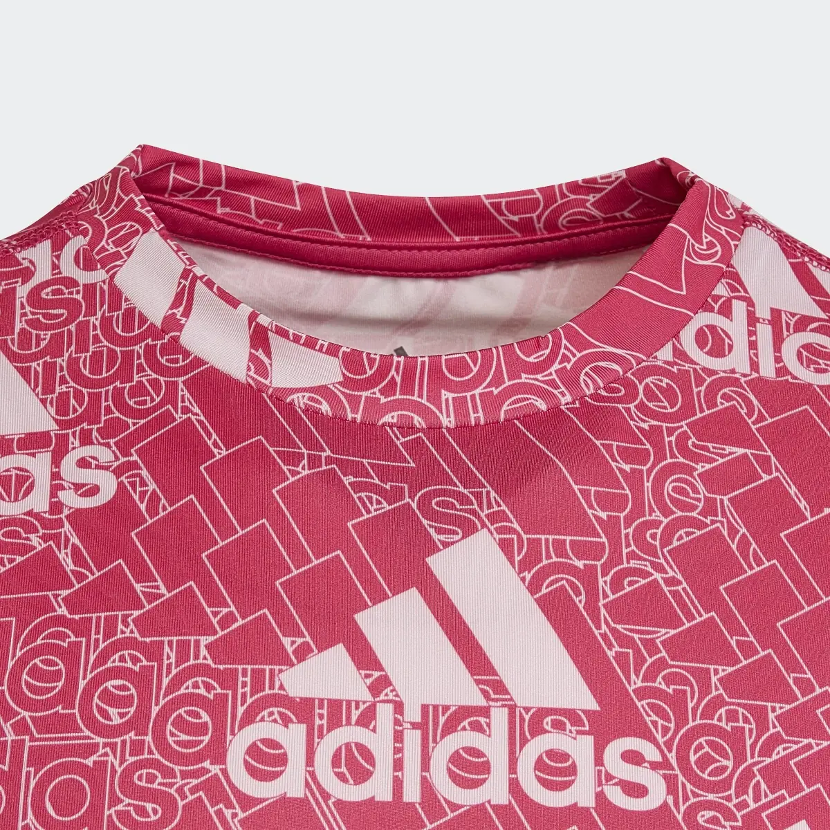 Adidas AEROREADY Designed to Move BrandLove T-Shirt. 3