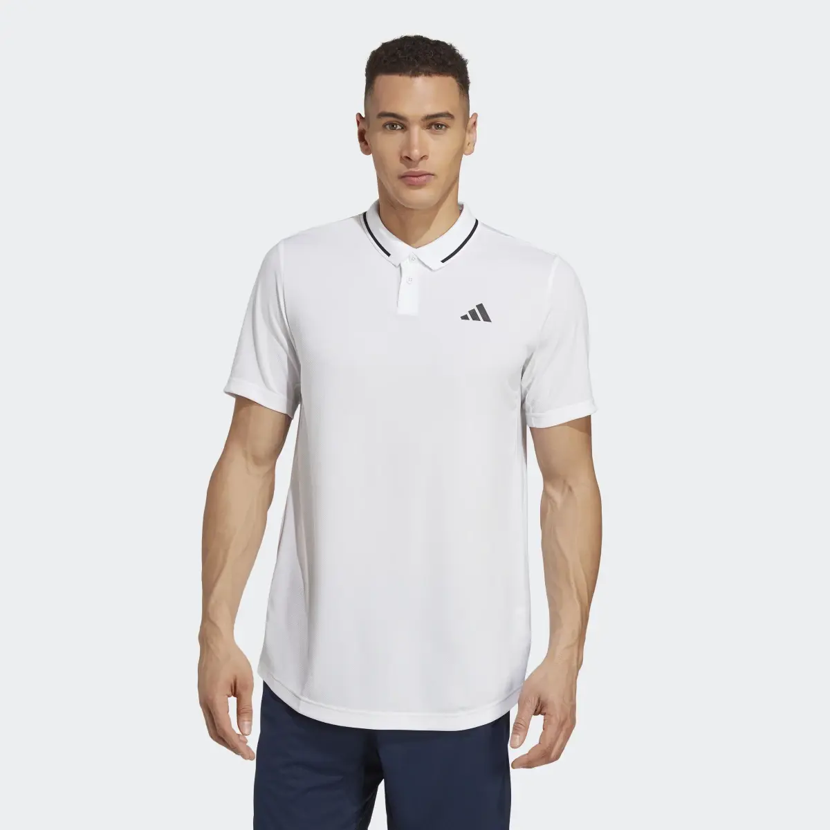 Adidas Club Tennis Piqué Polo Shirt. 2