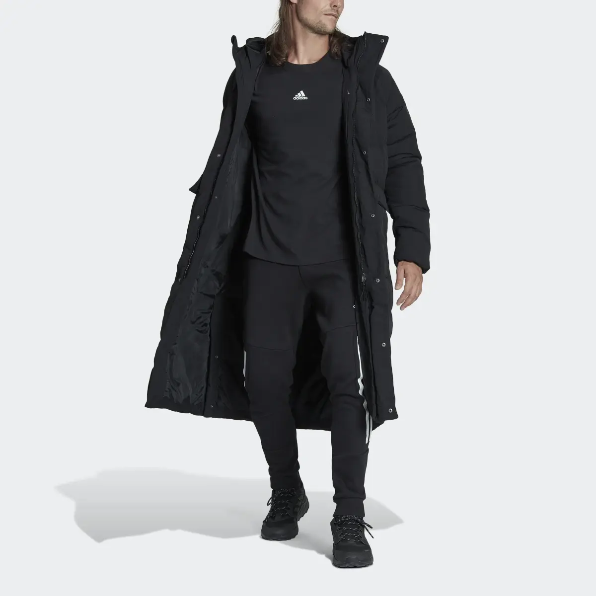 Adidas Big Baffle Down Coat. 1