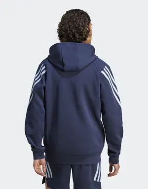 Adidas Future Icons 3-Stripes Full-Zip Hoodie. 3 Adidas Future Icons 3-Stripes Full-Zip Hoodie. 3