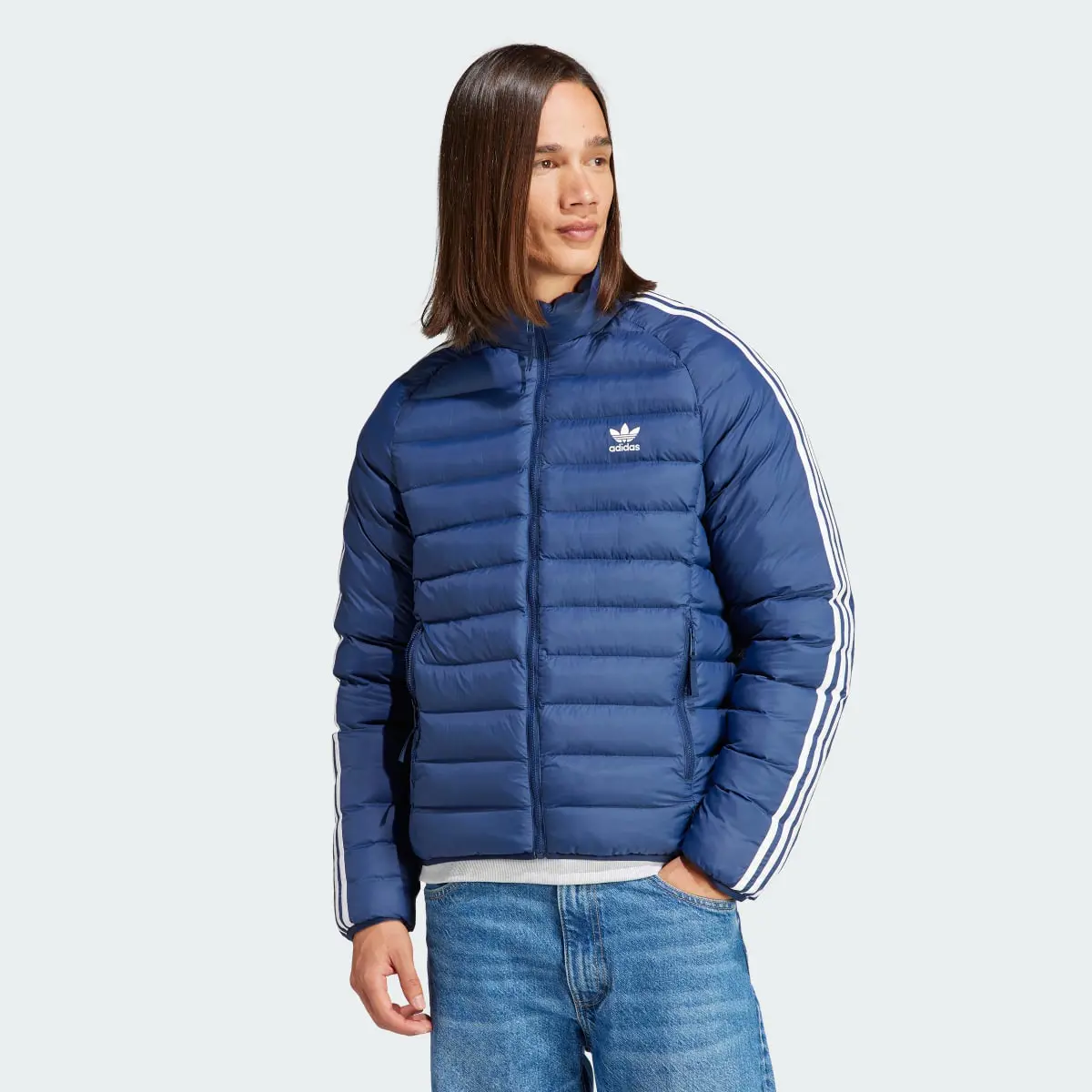 Adidas Padded Stand-Up Collar Puffer Jacket. 2