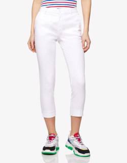 Cropped chinos in stretch cotton