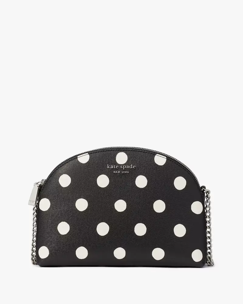 Kate Spade Morgan Sunshine Dot Double-zip Dome Crossbody. 1