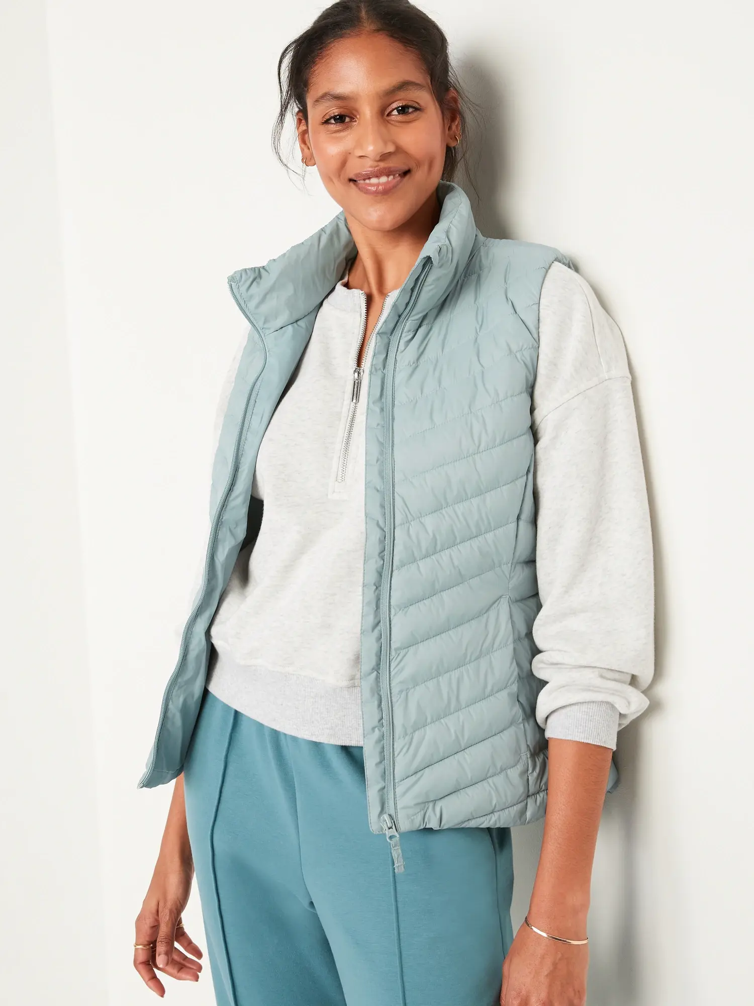 old navy down vest