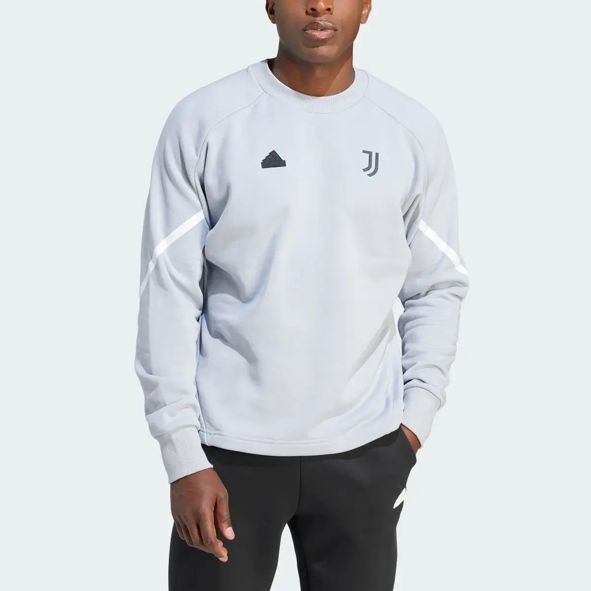 Adidas Juventus Designed for Gameday Crew Sweatshirt. 1