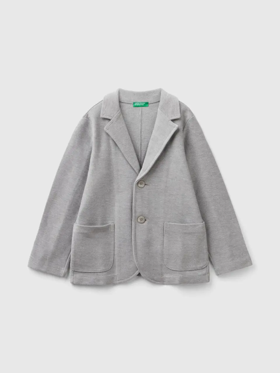 Benetton sweat blazer with pockets. 1