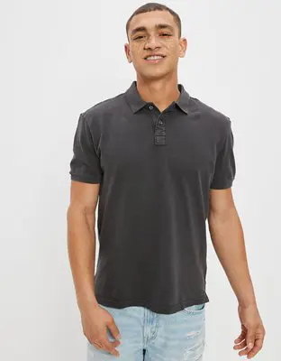 American Eagle Super Soft Legend Pique Polo Shirt. 1