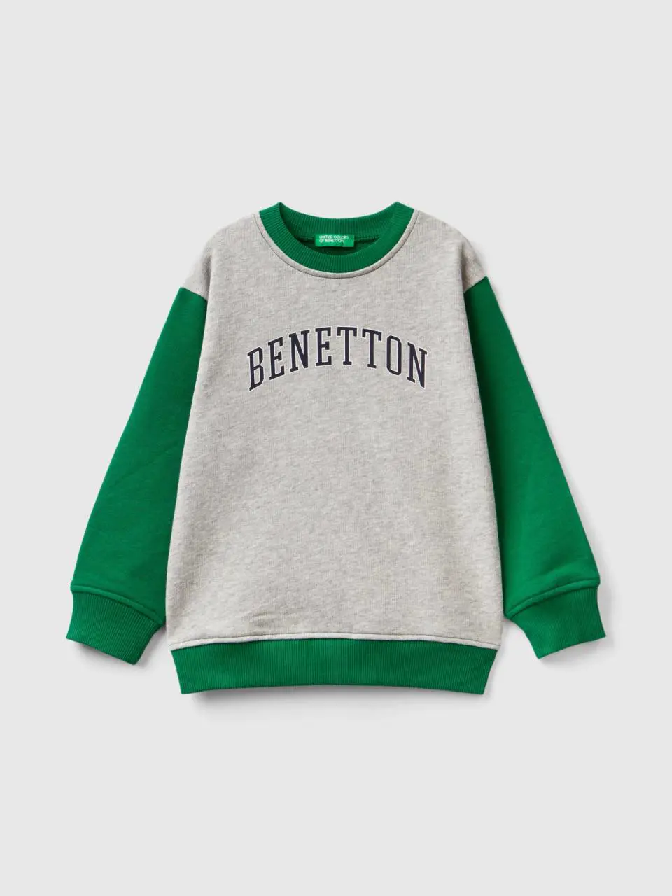 Benetton sweatshirt in 100% organic cotton. 1