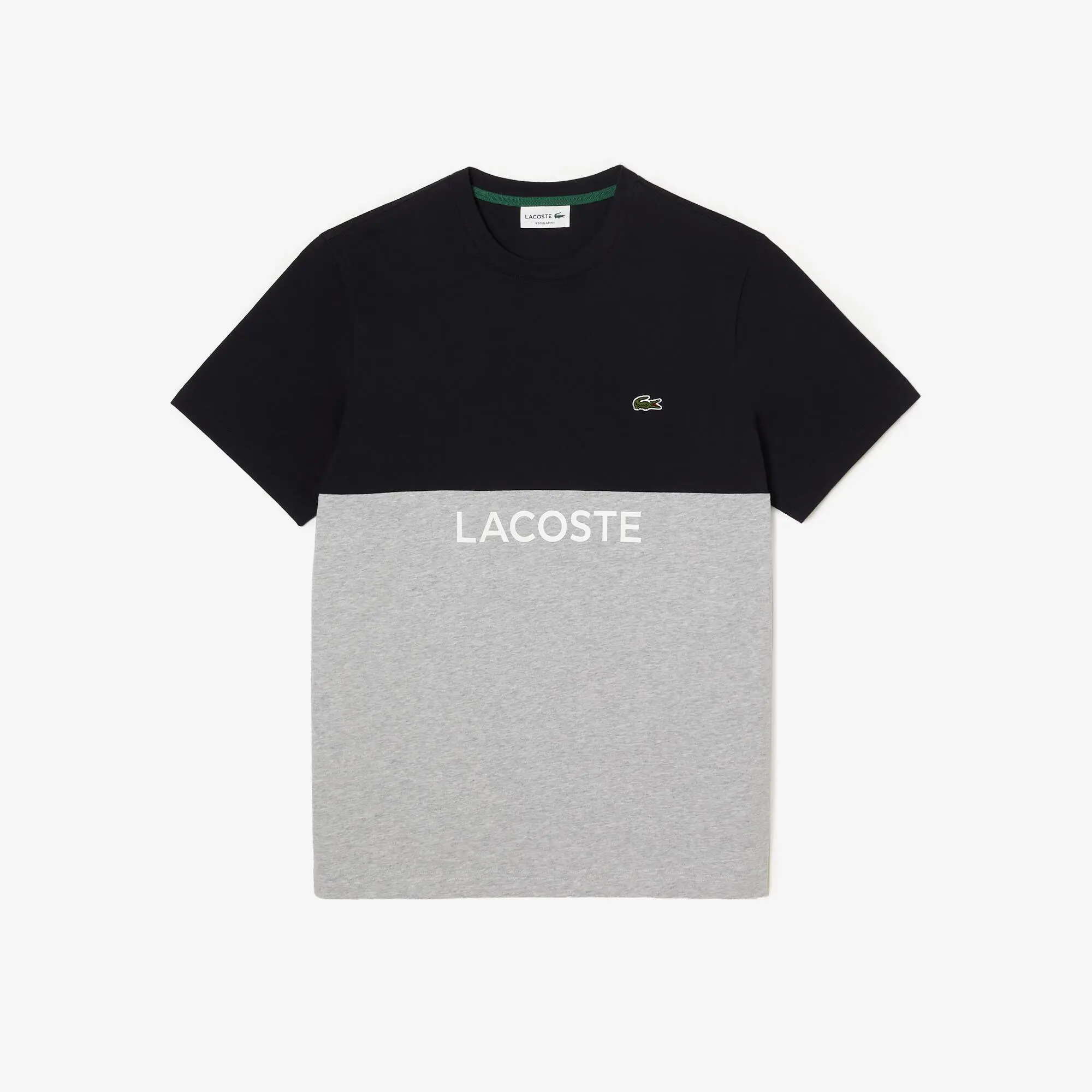 Lacoste T-shirt da uomo regular fit color block in jersey di cotone Lacoste. 2