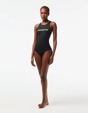 Women’s Lacoste One-Piece Recycled Polyester Swimsuit