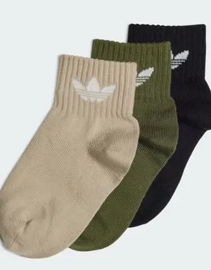 Adidas Mid-Ankle Socken, 3 Paar