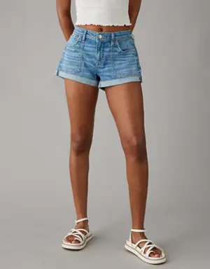 Dreamy Drape Stretch Denim Easy Shortie