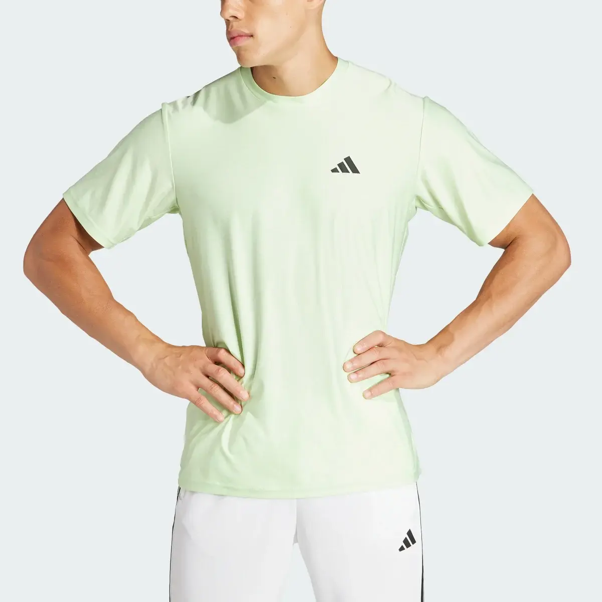 Adidas Train Essentials Stretch Training Tee. 1