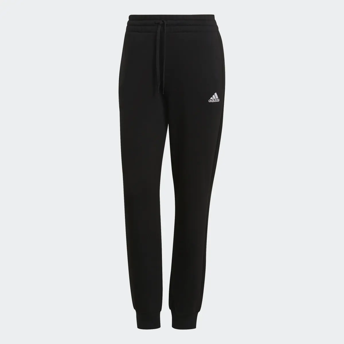 Adidas Essentials Fleece Logo Pants. 1