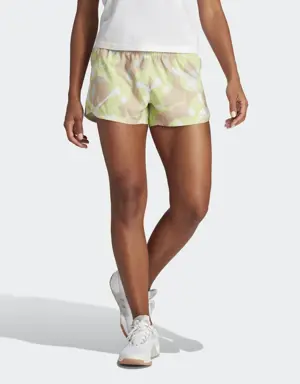 Adidas Shorts Pacer Train Essentials Floral-Print Woven